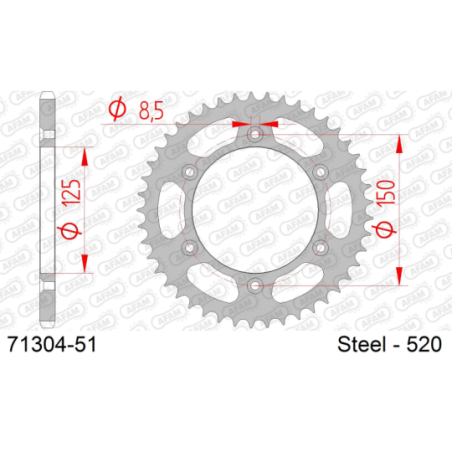 Couronne KTM XC 300 TPI 2020-2021