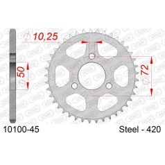 COURONNE ACIER #420 - Afam - 10100-45