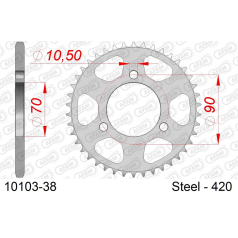 COURONNE ACIER #420 - Afam - 10103-38