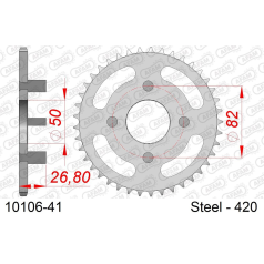 COURONNE ACIER #420 - Afam - 10106-41