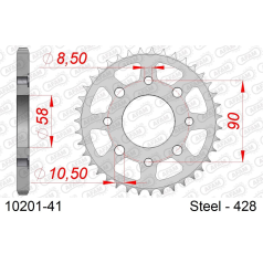 COURONNE ACIER #428 - Afam - 10201-41