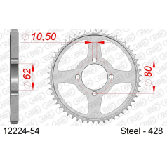 Kit Chaîne Complète Pour Yamaha 125 DTR - Rapport 16/57 - Neuf - Fabriqué En France