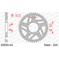 COURONNE ACIER #525 - Afam - 92630-44