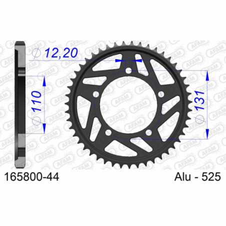 COURONNE EN ALU #525 #HARD S 1000 RR - Afam - 165800-44