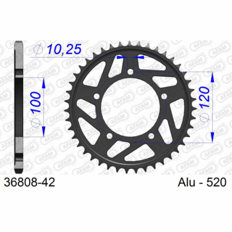 COURONNE EN ALU #520 - Afam - 36808-42