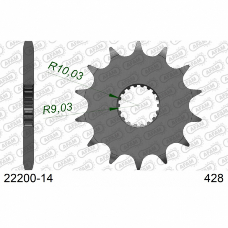 Pignon SUZUKI GS 125 EZ 1997-2000 Afa