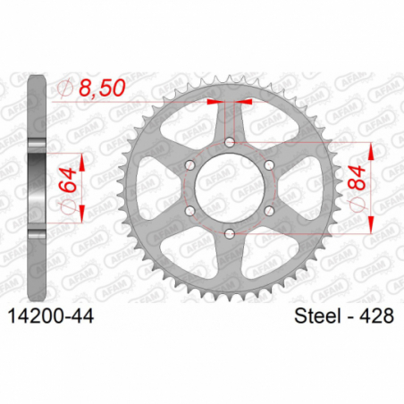 Couronne SUZUKI TS 125 C ER 1978-1981 A