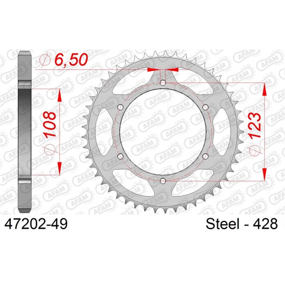 Couronne DERBI DRD 125 SM 2014-2015 ALL
