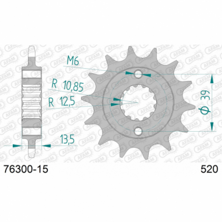 Pignon TGB 325 BLADE 2008-2009 13C Af