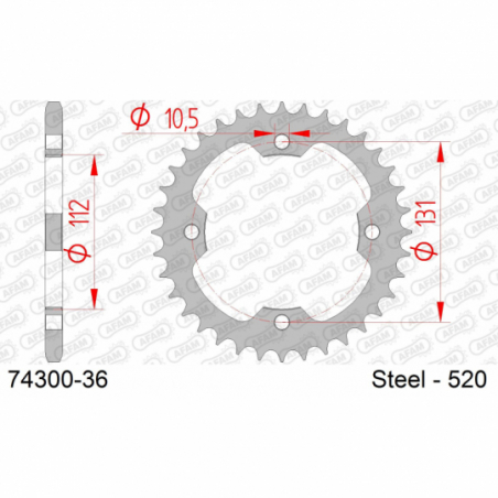 Couronne TGB 325 BLADE 2008-2009 13C Af