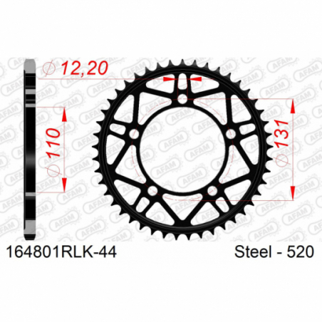 Couronne BMW S 1000 RR 2009-2011 #520 R