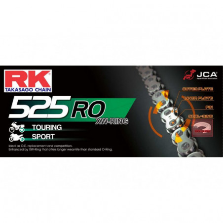 Kit Chaine 258502.072 Acier Xw'Ring Ultra Renforcee 58525ro