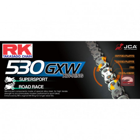 Kit Chaine 39803.189 Acier Xw'Ring Ultra Renforcee 530gxw