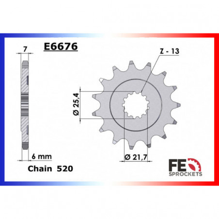 Kit Chaine 686750.0581 Alu Racing Ultra Renforcee Joints  e6676