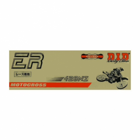 Chaine 428NZ DID Racing Ultra Renforcée Joints Couleur Or