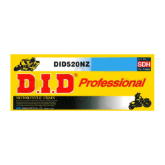 Chaine 520NZ DID Renforcée Couleur Acier