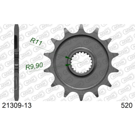 Pignon YAMAHA YZ 125 2005-2021  013