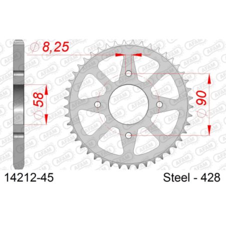 Couronne SUZUKI GSX-S 125 2017-2021