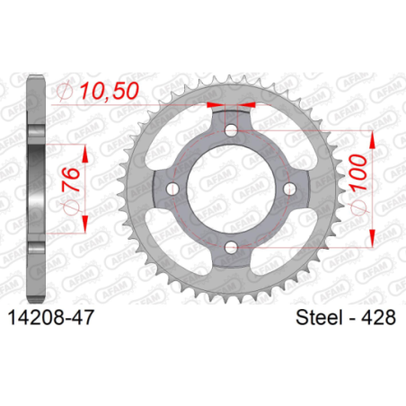 Couronne SUZUKI RG 125 F WOLF 1992-1995