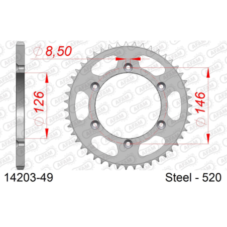 Couronne SUZUKI RM 125 1994-1996  0