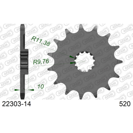 Pignon SUZUKI DR 350 USA  0143550