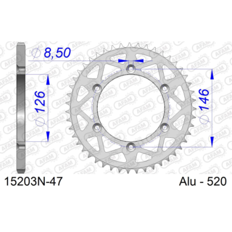 Couronne ZUKI DR 350 1990-1993 USA