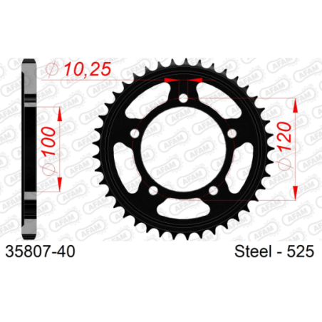 Couronne APRILIA RSV4 1000 R 2010-2011