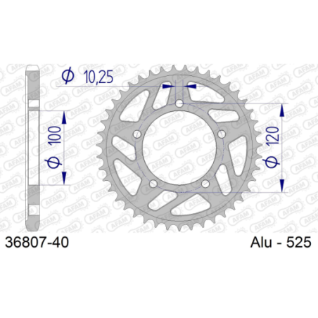 Couronne RILIA RSV4 1000 R 2010-2011