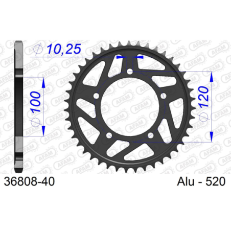 Couronne R RSV4 1000 FACTORY 2009-2010