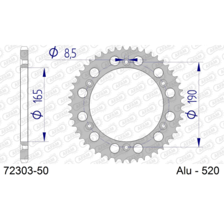 Couronne M MX 125 1984  07213805