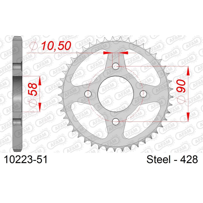 Couronne KREIDLER RR 125 2008-2009