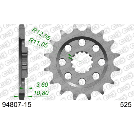 Pignon MV AGUSTA 1000 F4-F4R 2005-200