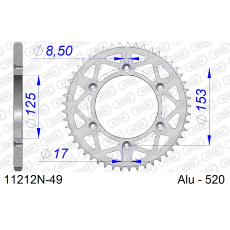 Couronne  / HONDA CRE 250 F 2004-2009 A